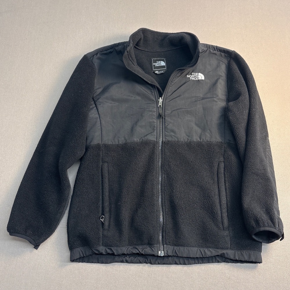 The North Face Denali Polartec Fleece Jacket Black Girls XL Women Small